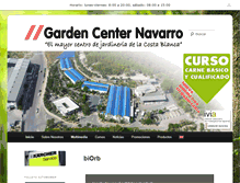 Tablet Screenshot of gardencenternavarro.es